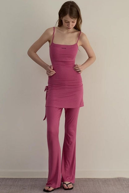 Summer Rhinestone Camisole & Pants Set