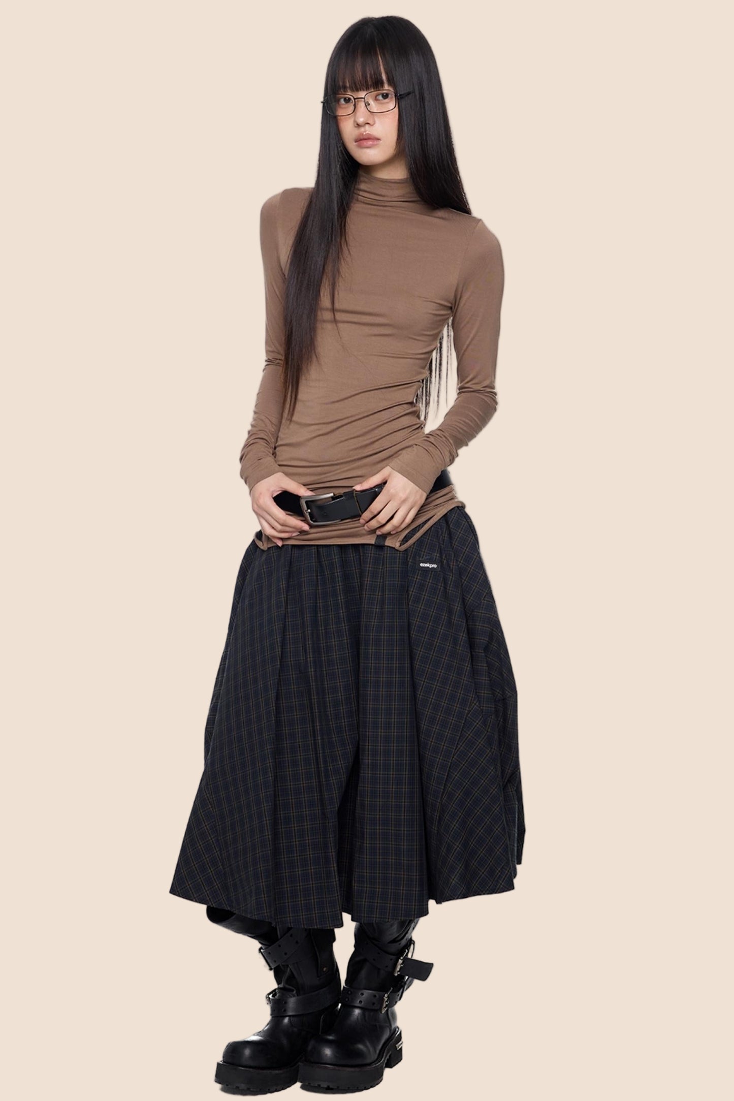 Knit Base Long T-Shirt