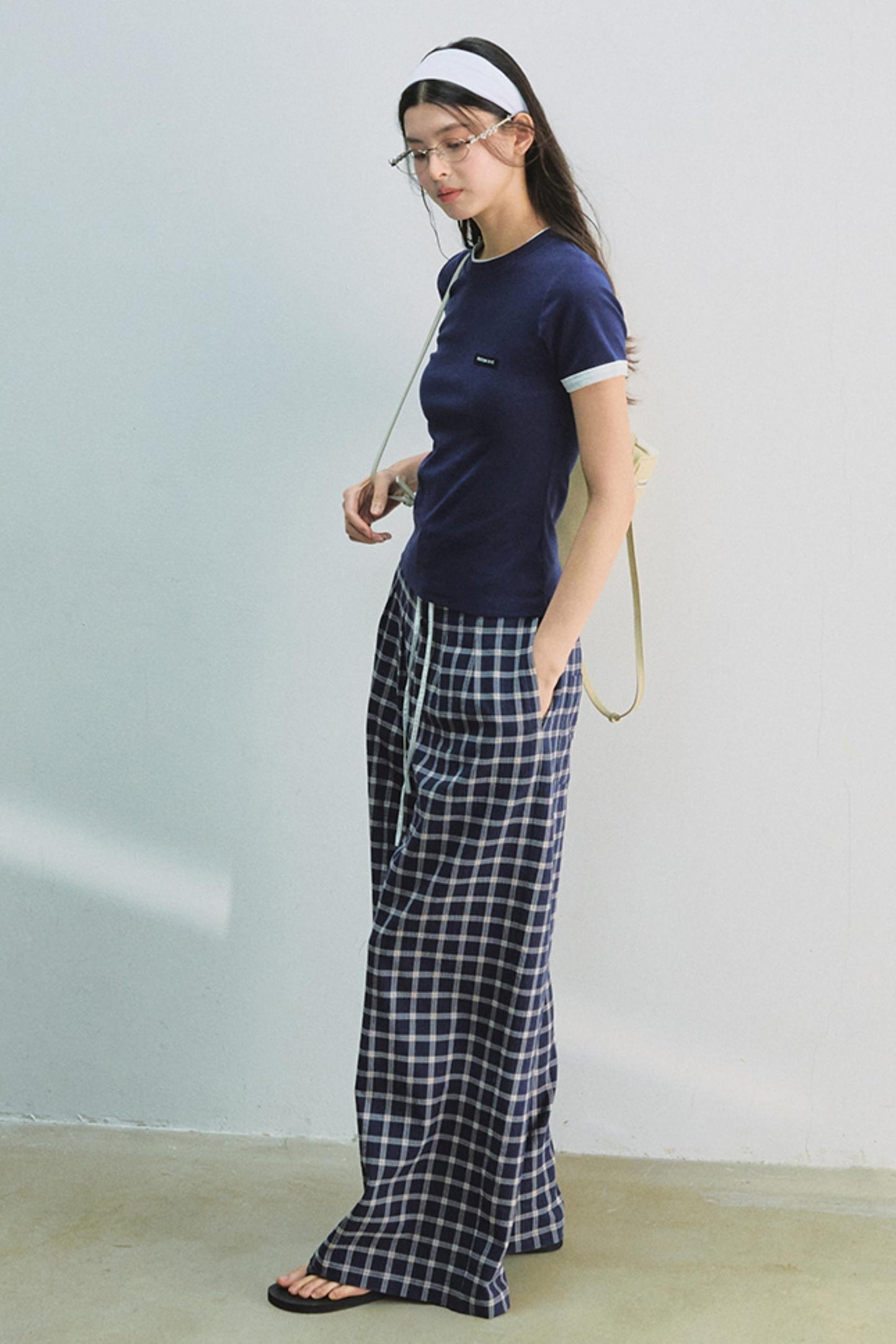 Miu Colorblock Waist Tee