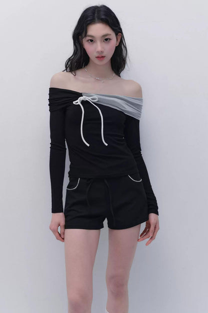 Original Lace-Up Straight Shorts