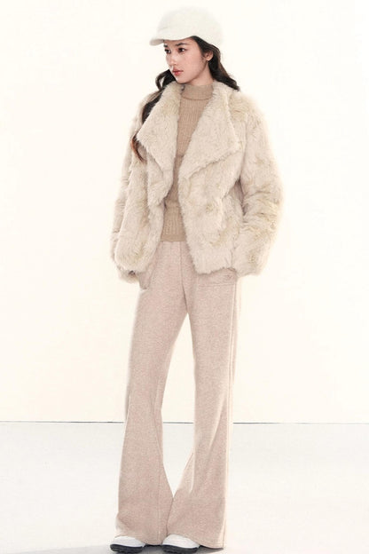 Retro Eco-Friendly Fur Coat