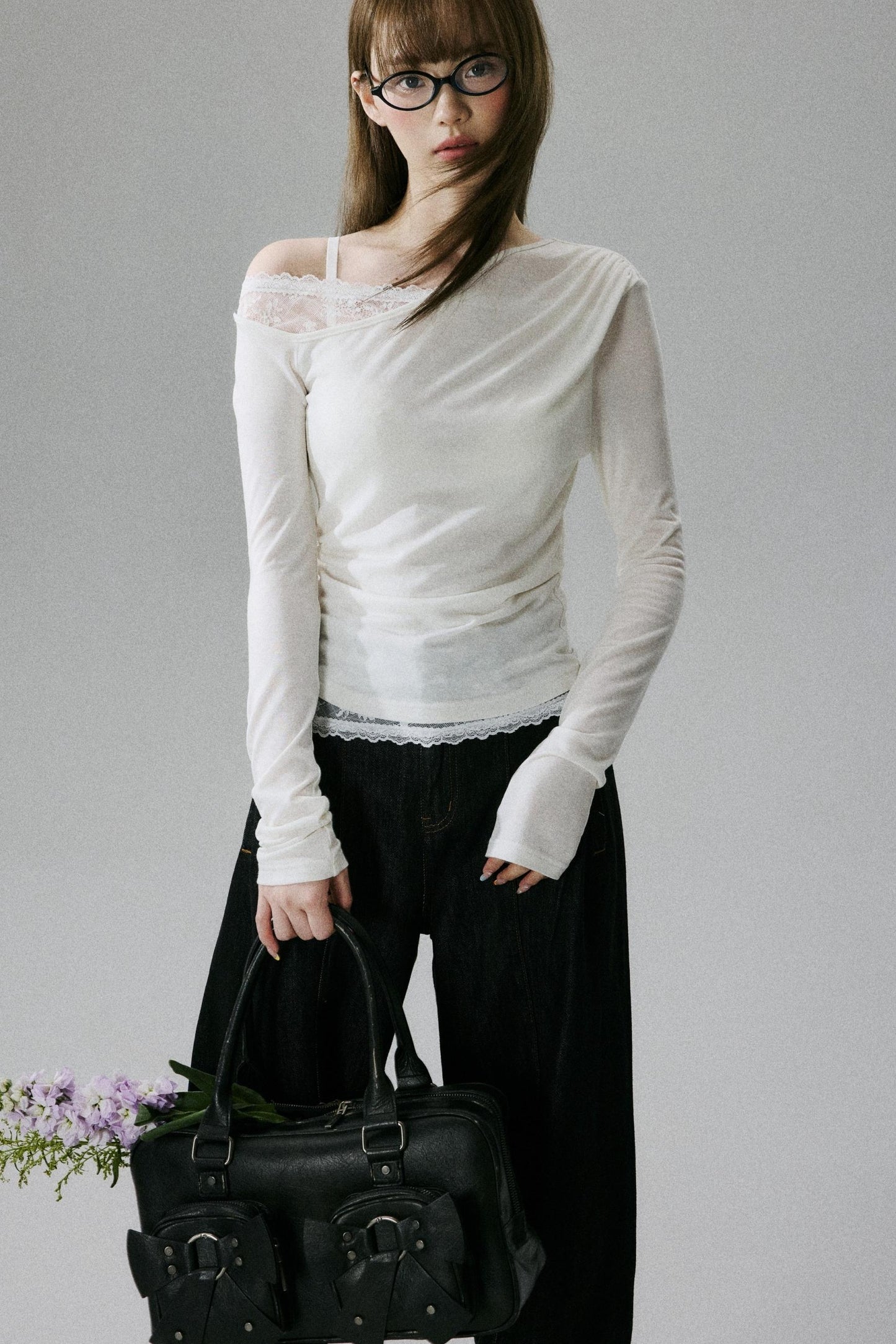 Elegant Sheer T-Shirt