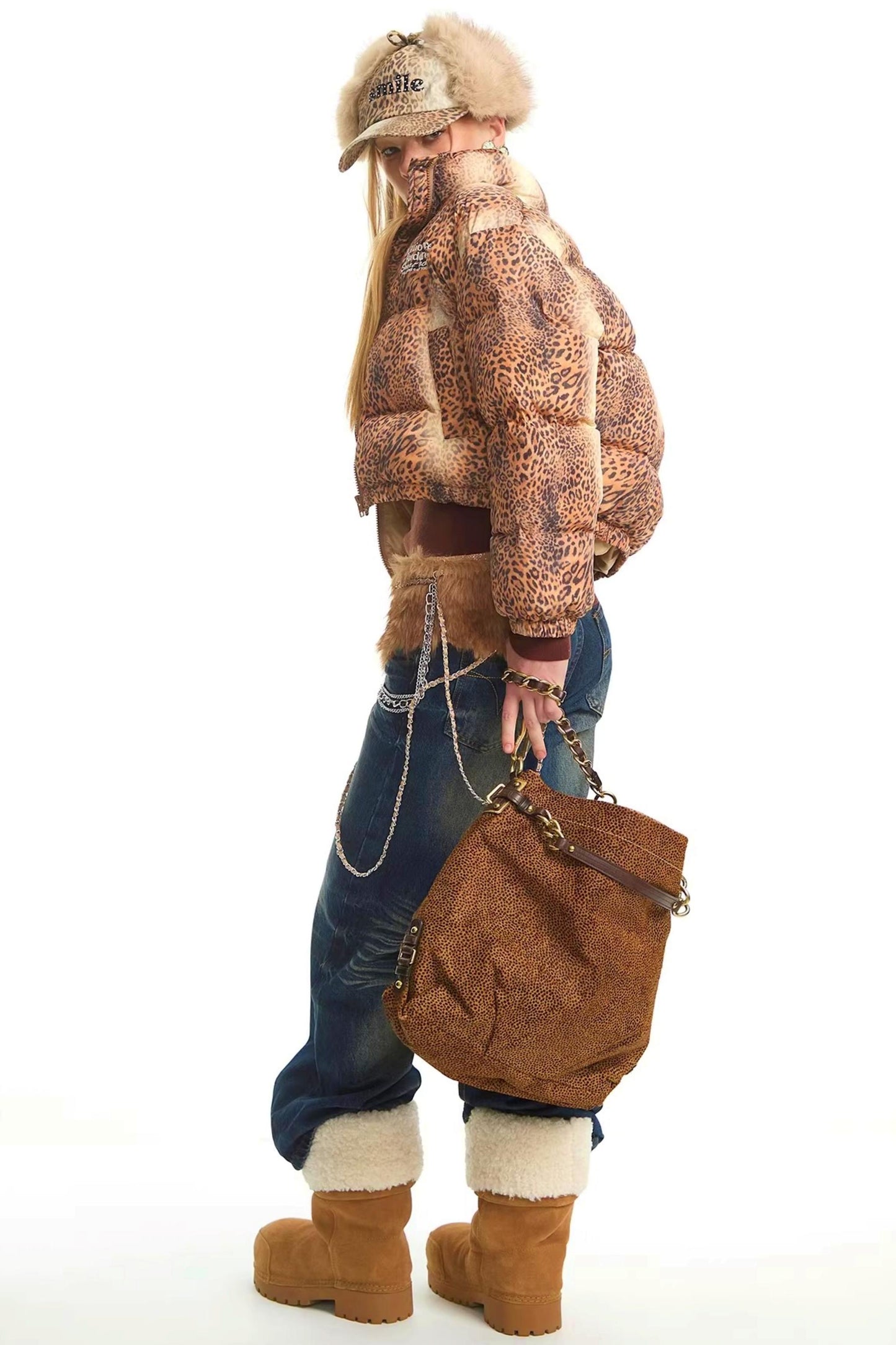 Retro Leopard Cotton Jacket