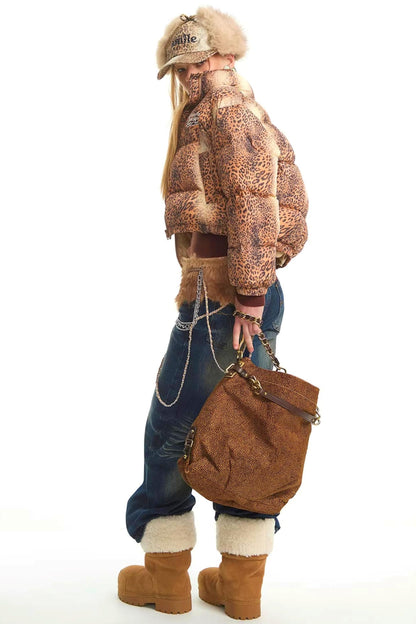 Retro Leopard Cotton Jacket