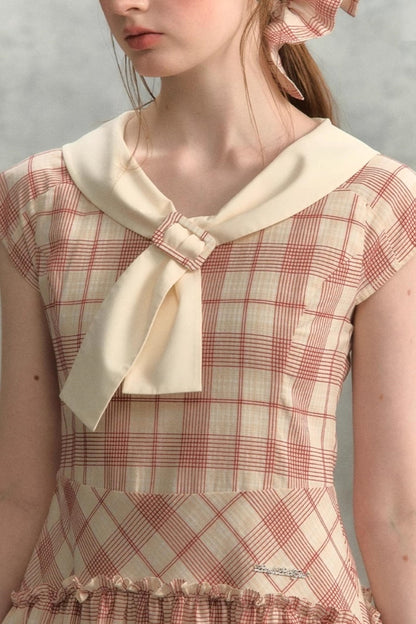 Chic V-Neck A-Line Dress