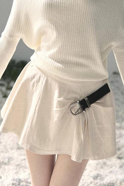 The Ashes Schulterfreies Strick-Oberteil