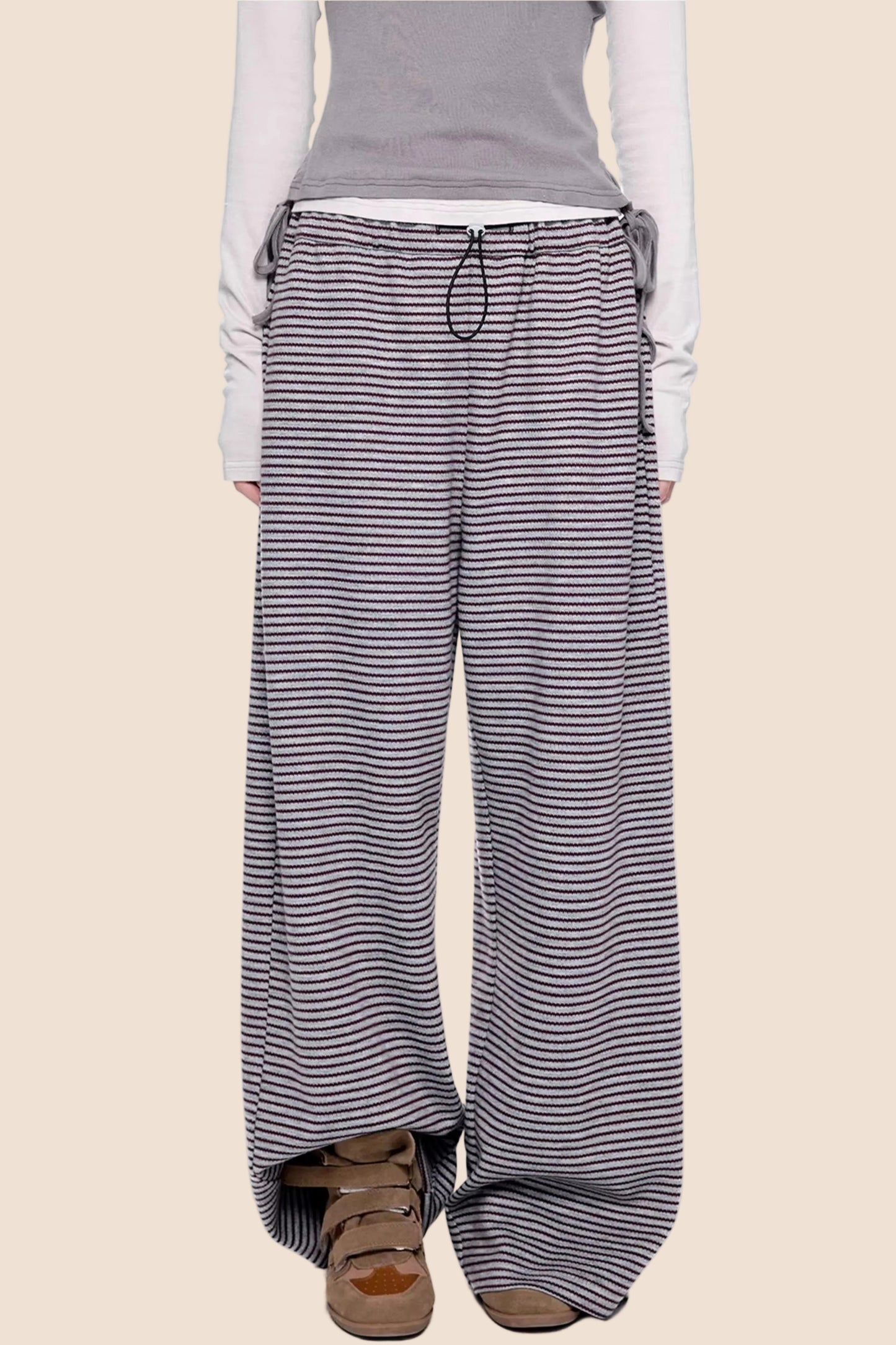 Little Devil Striped Hooded Jacket Set-Up