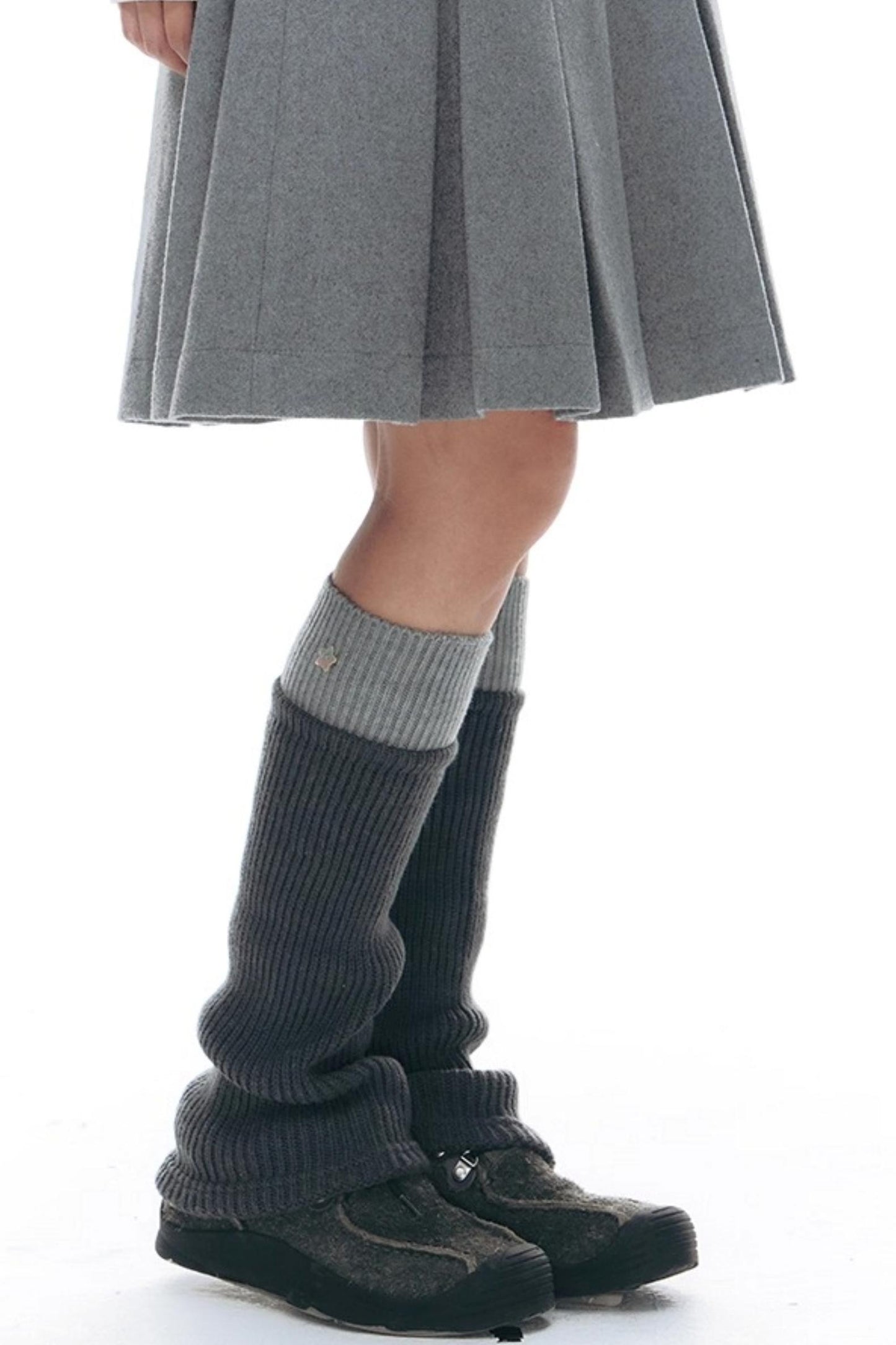 Mid-Leg Stacked Socks