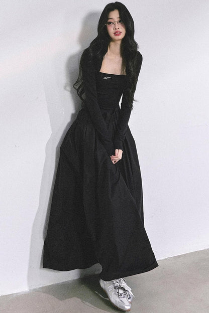 French Slimming Long Dress