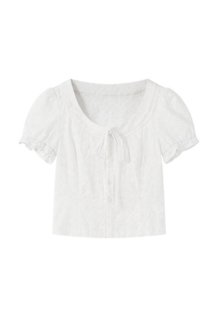 Lace Embroidered Two-Piece Set-Up