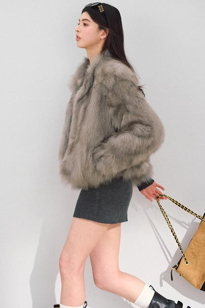 Gray Knitted Bodycon Dress