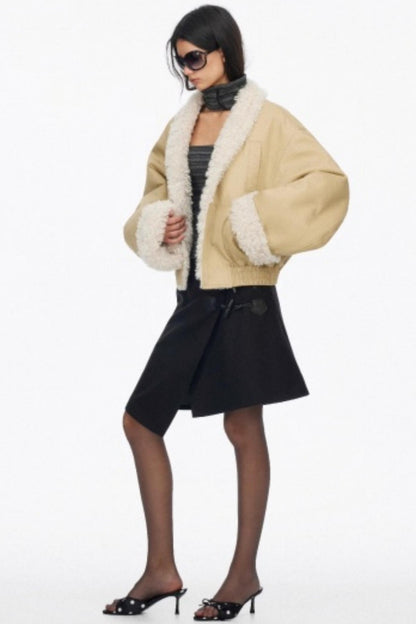 Irregular Toggle Button Skirt