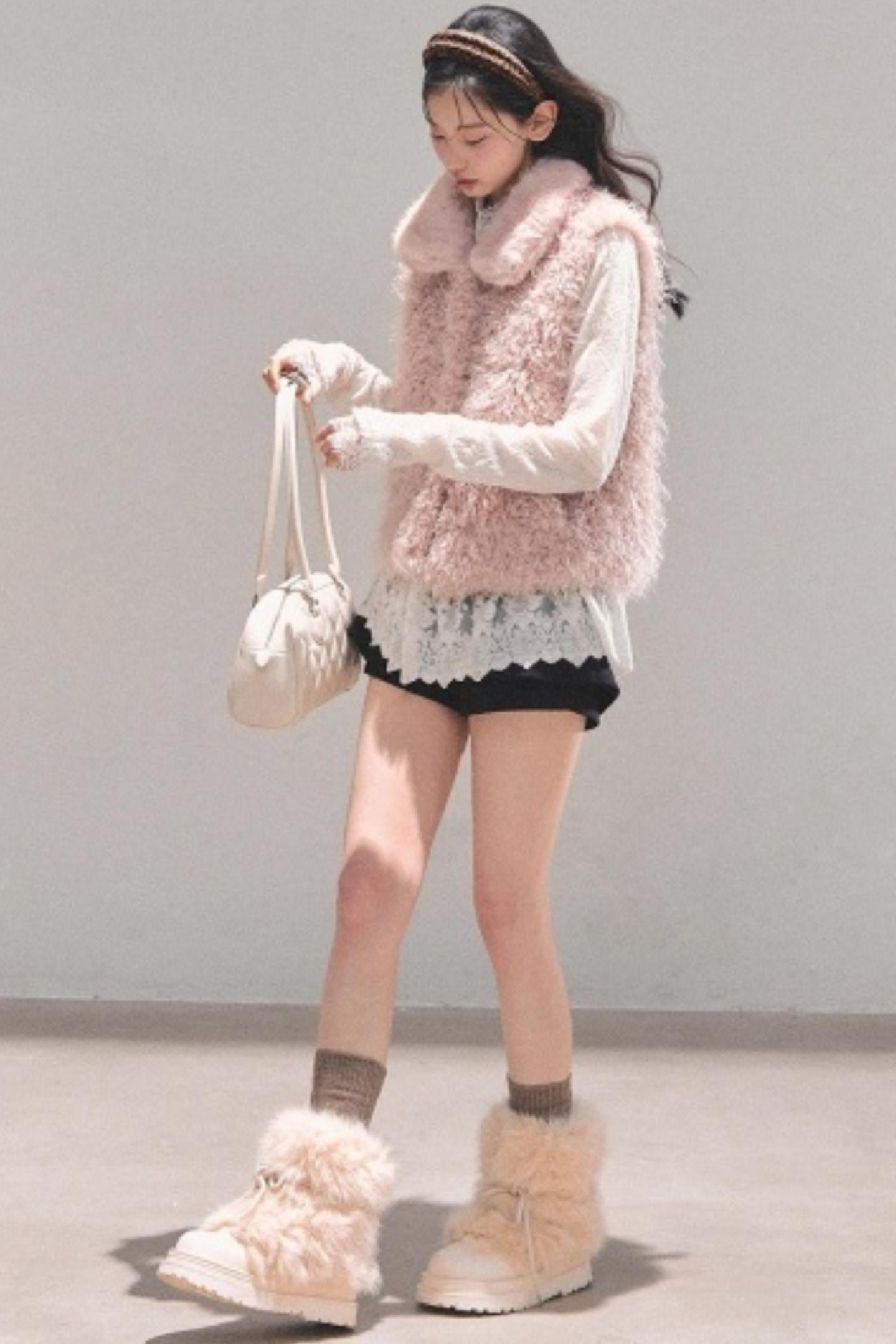 Reversible Faux Fur Vest