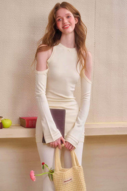 Baby Skin Off-Shoulder Dress