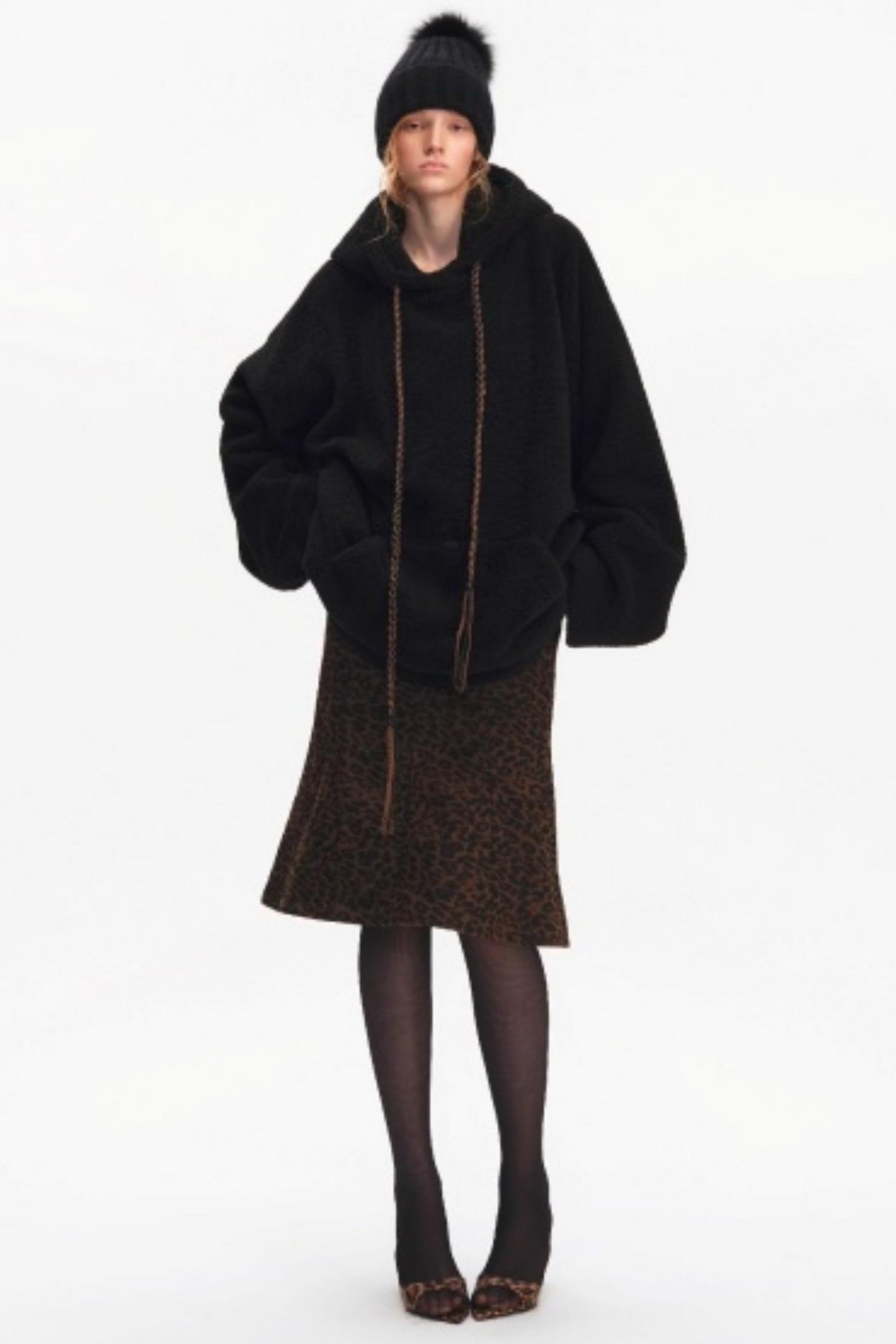 Korean Leopard Fishtail Skirt