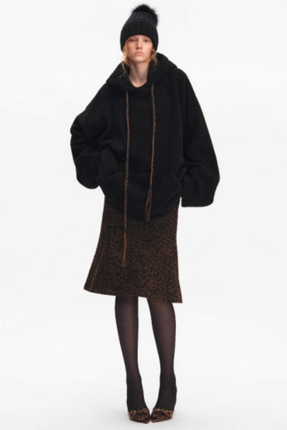 Korean Leopard Fishtail Skirt