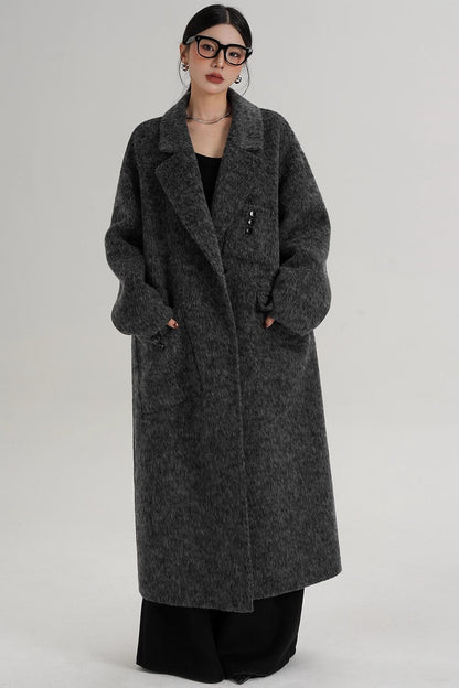 Pocket Design Wool Coat