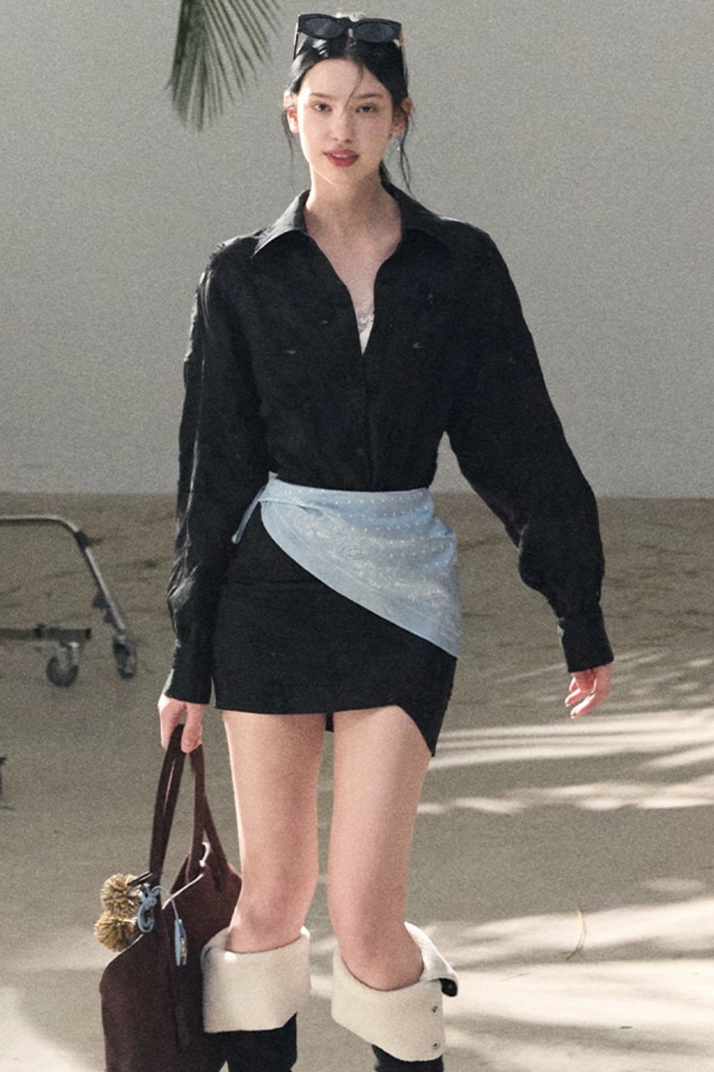 Jacquard Silk Dress Scarf Set