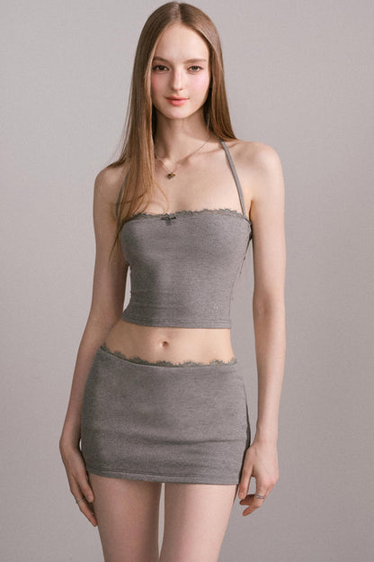 Summer Chic Two-Piece Halter Set-Up