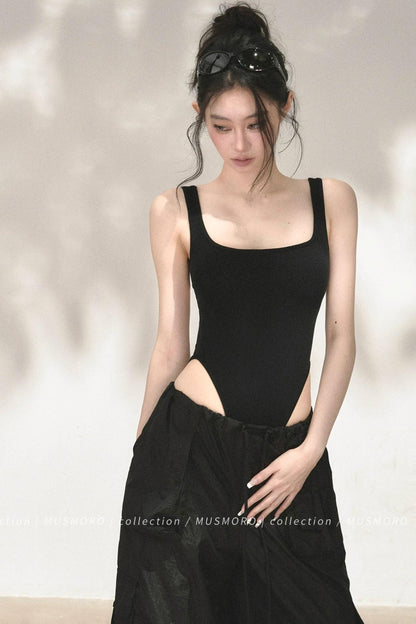 Open Back Mesh Bodysuit