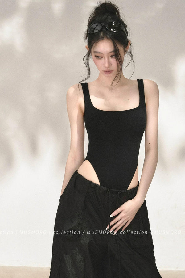Open Back Mesh Bodysuit
