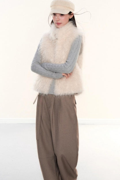 Vintage Twist Cable Knit Sweater