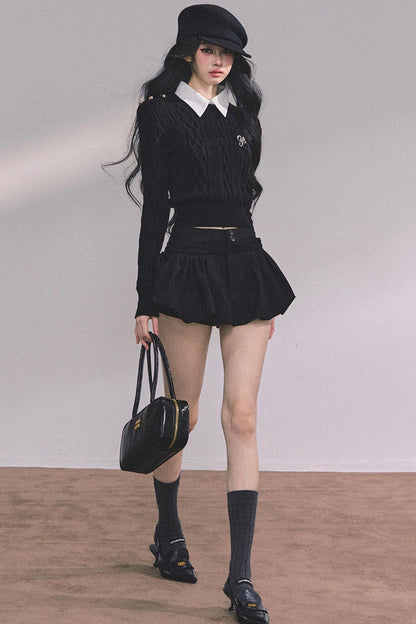 High Intelligence Knitted Top