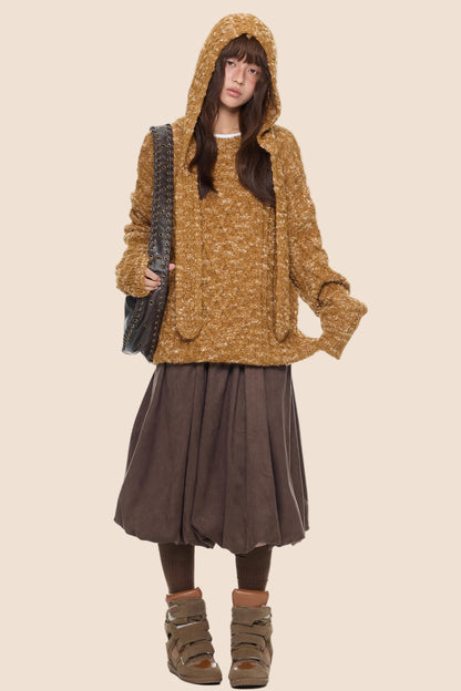 Vintage Knitted Top & Hat Set