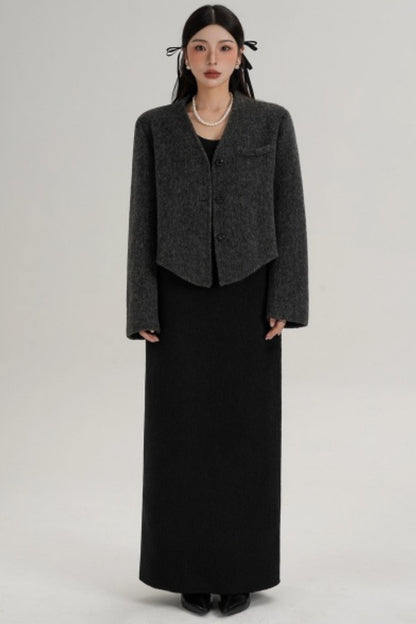 Double-Sided Woolen Coat