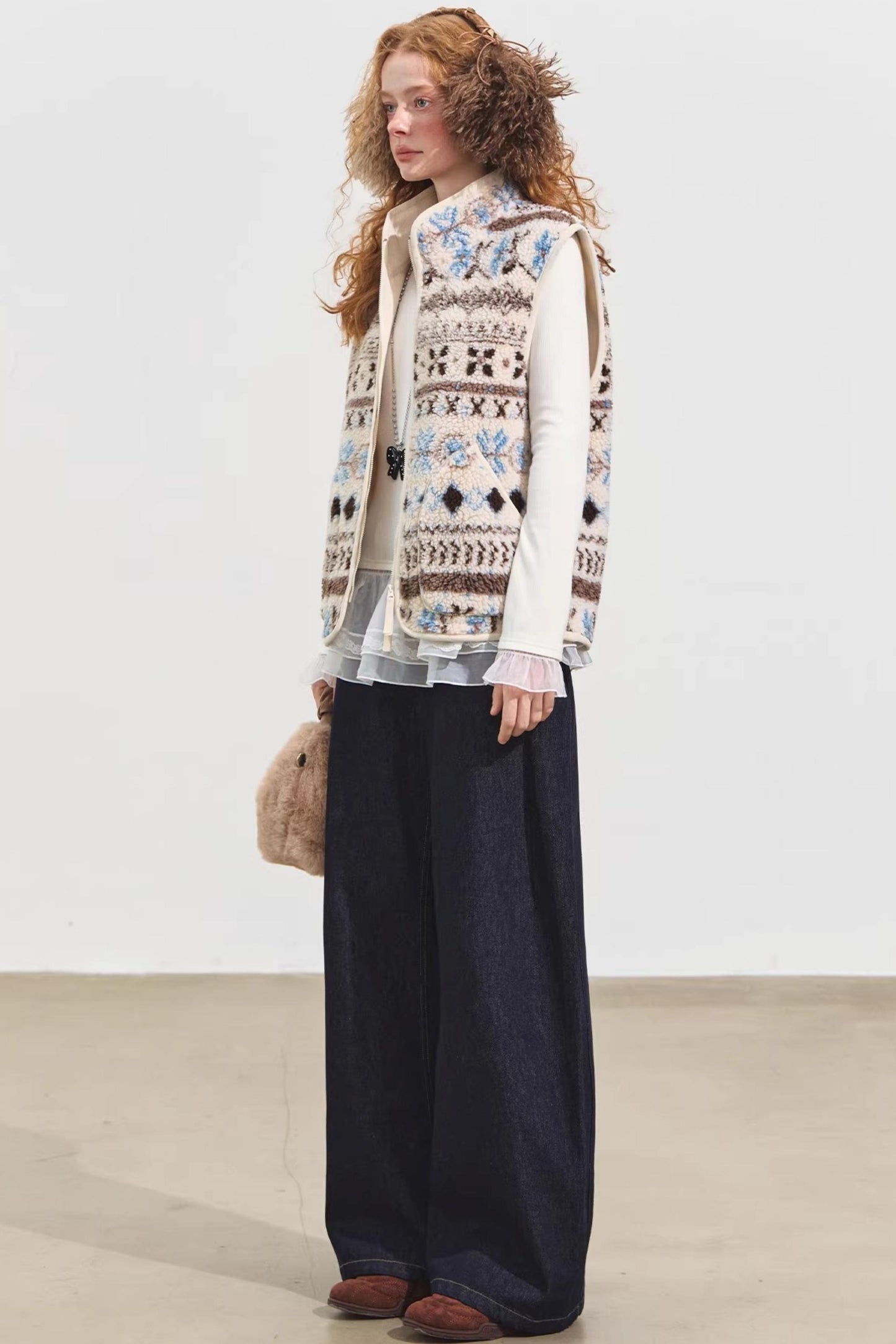 Polar Fleece Jacquard Jacket Set-Up