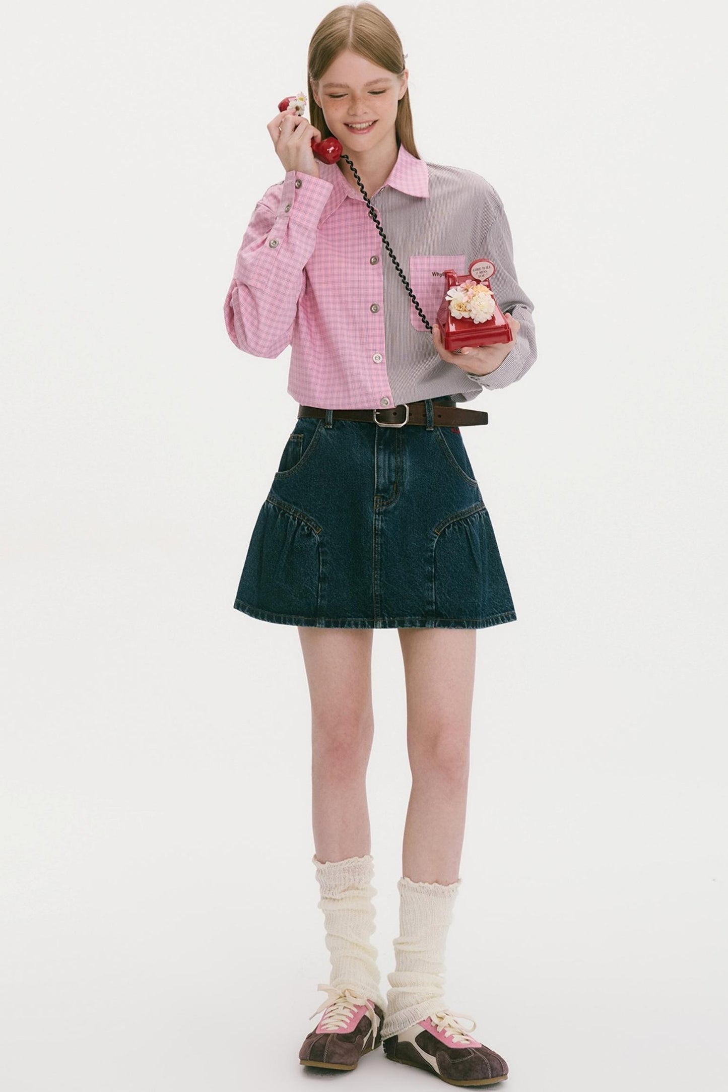 Casual Long Sleeve Check Shirt