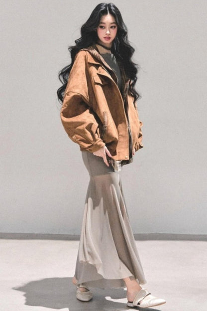 Slim-Fit Autumn Dress