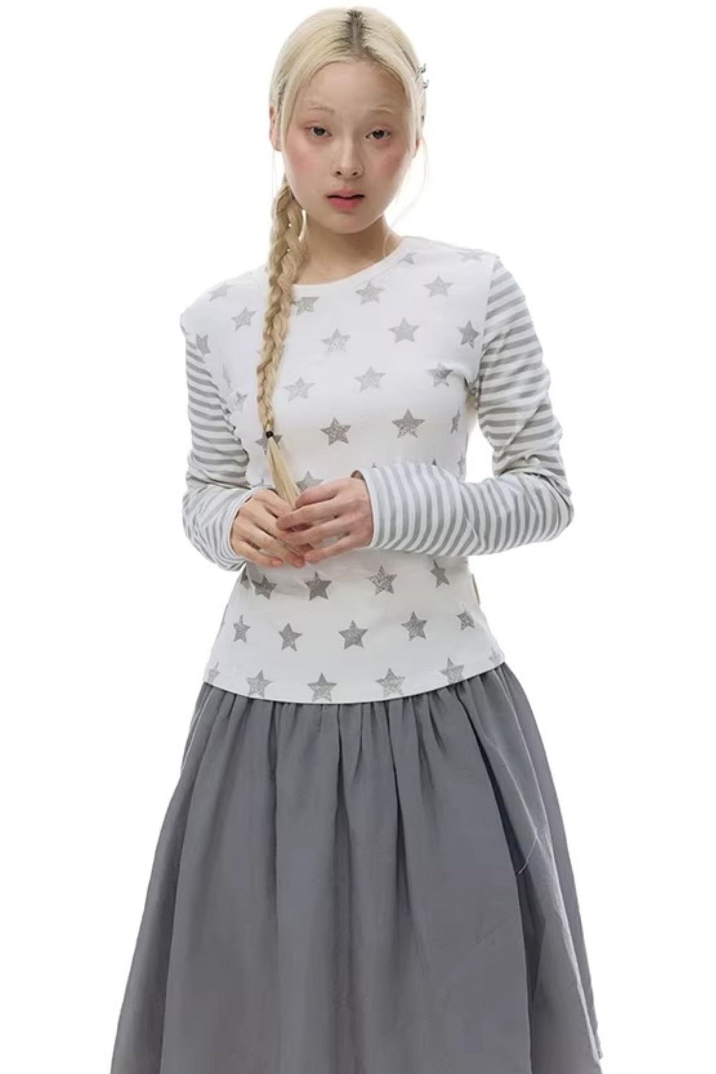 Star Stripe Slim Fit Top