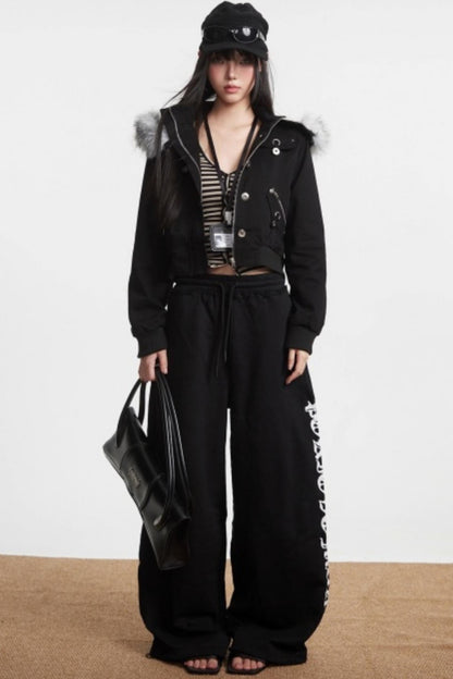 Retro Light Green Hooded Jacket