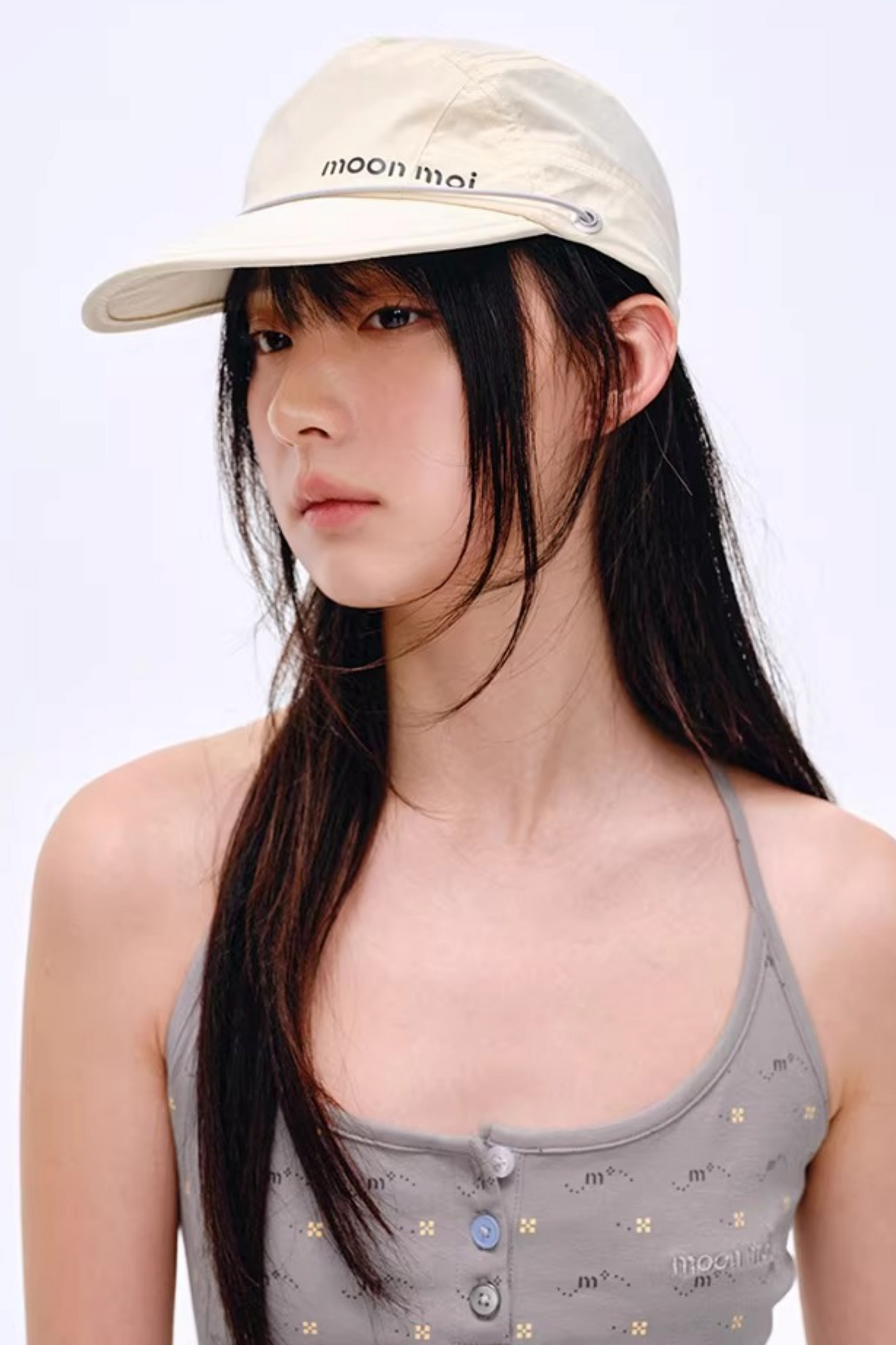 Retro U-Neck Slim-Fit Top