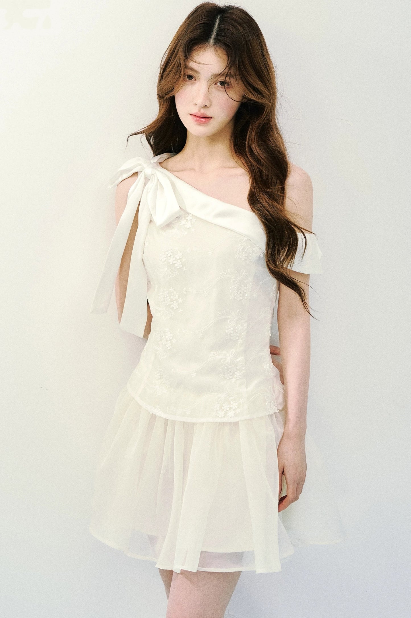 Satin Embroidery Princess Dress