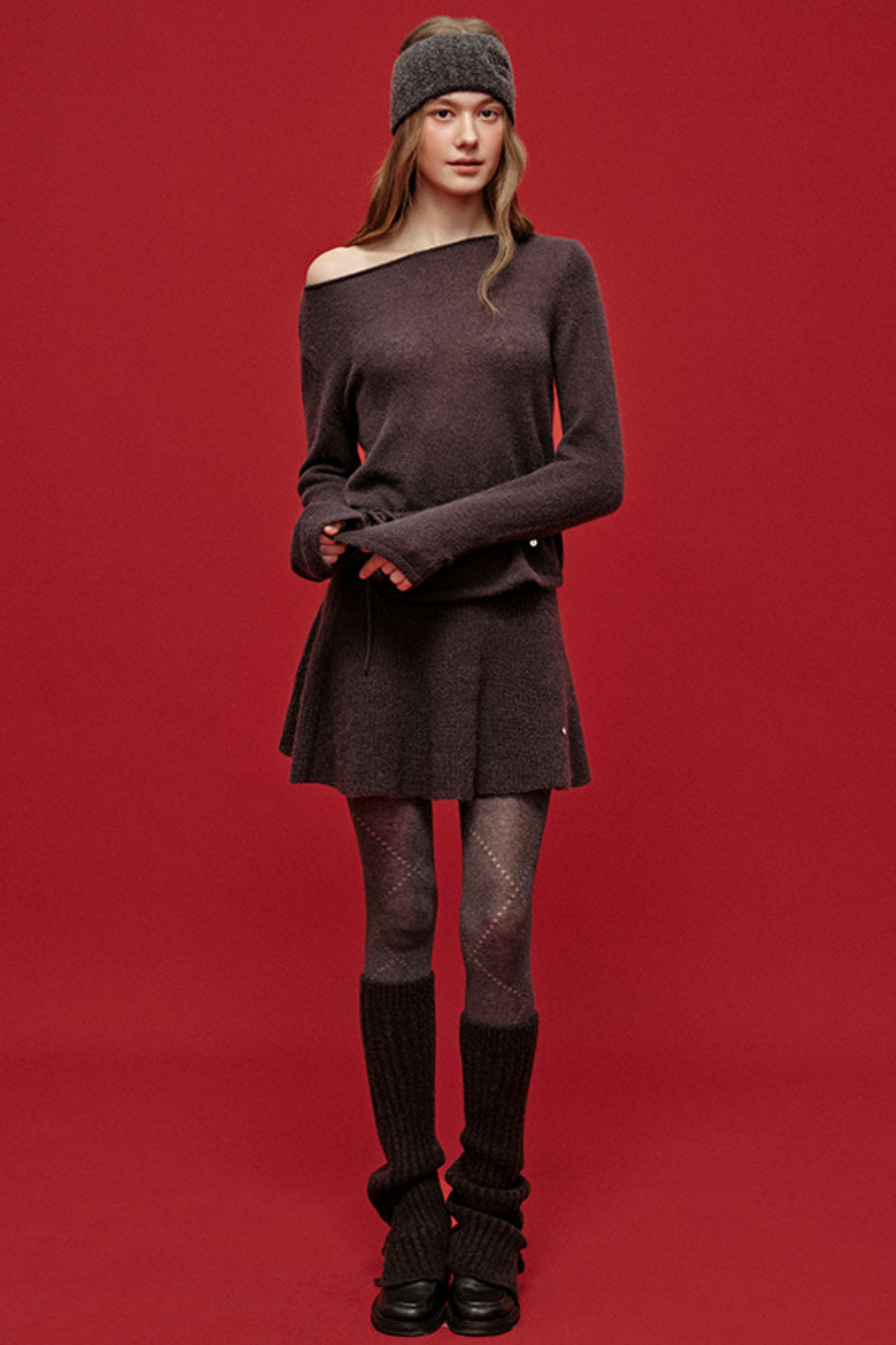 Misty Knit Skirt Top Set-Up