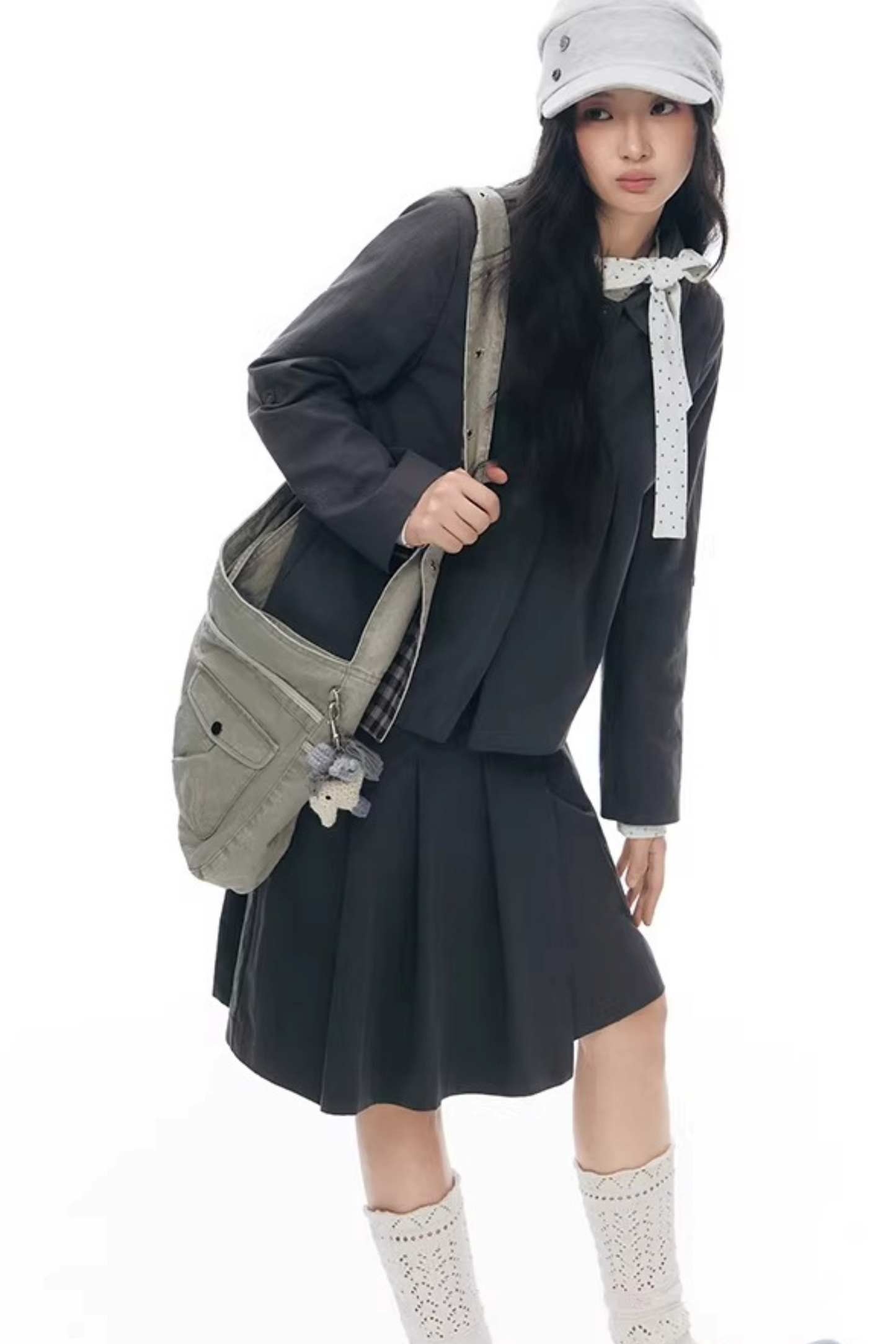 빈티지 패치워크 캔버스 가방