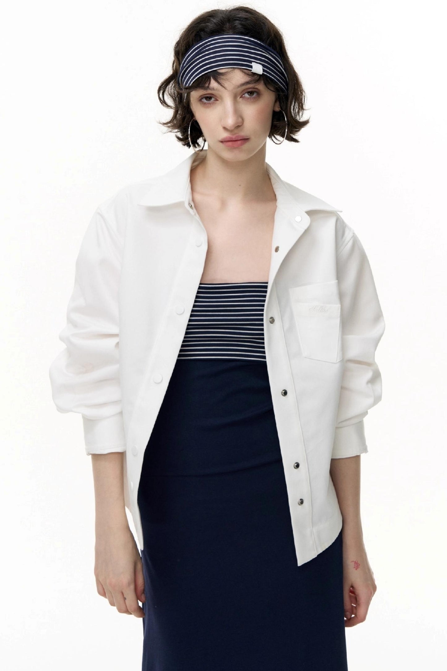 Tencel Waist Long Dress Set-Up