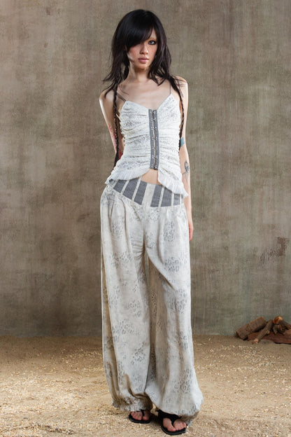 Retro Fishbone Pants