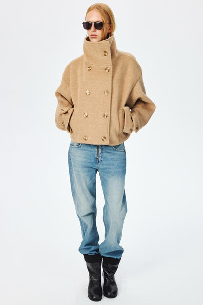 Narrow Suede Cowhide Brown Belt