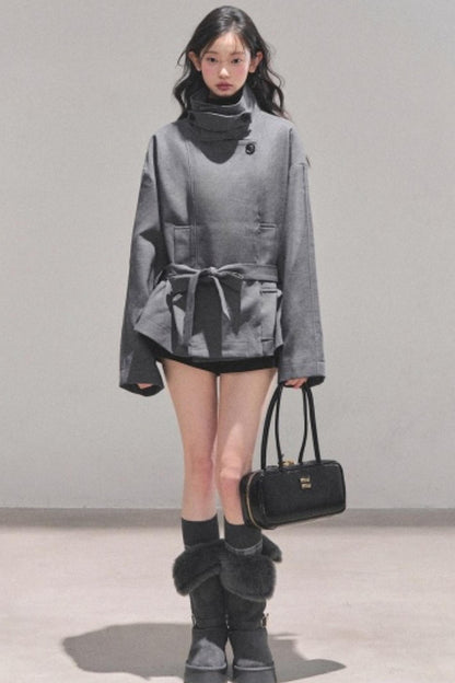 First Snow Turtleneck Coat