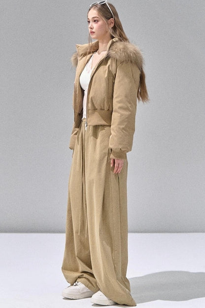 Straight Loose Casual Trousers