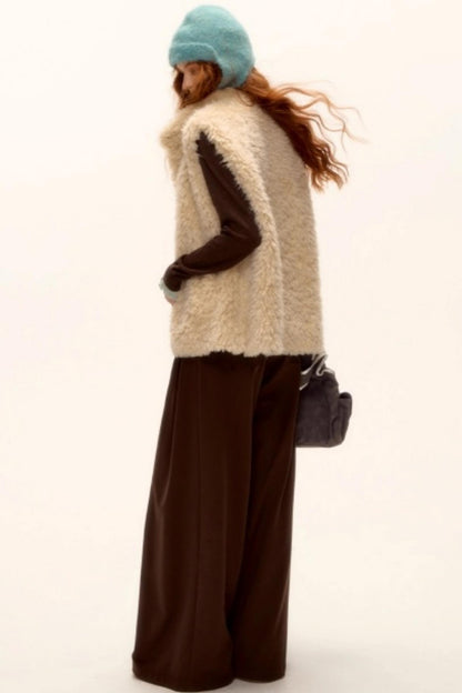 Blue Check Reversible Plaid Vest