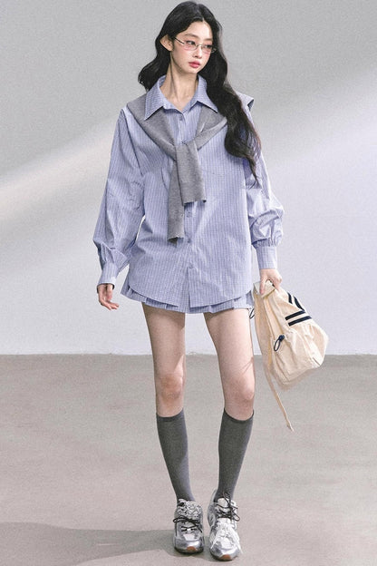 Autumn Plaid Suit Set-Up