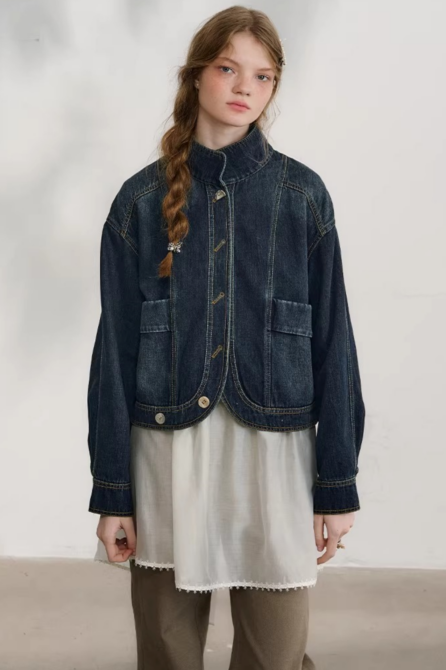 Youlan 데님 재킷