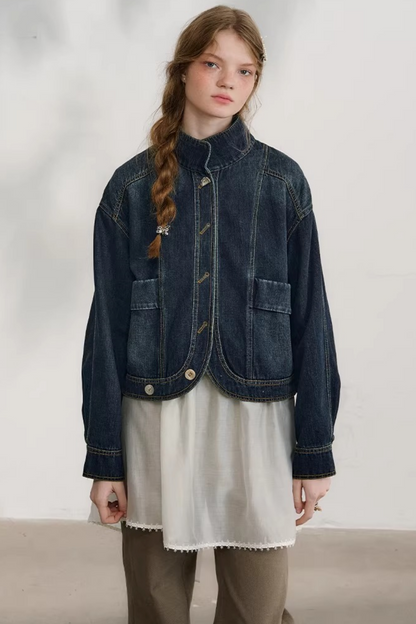 Youlan 데님 재킷