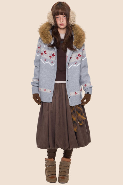 Fair Isle Sweater Jacket