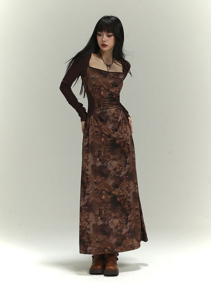 Chinese Long Sleeve Dress