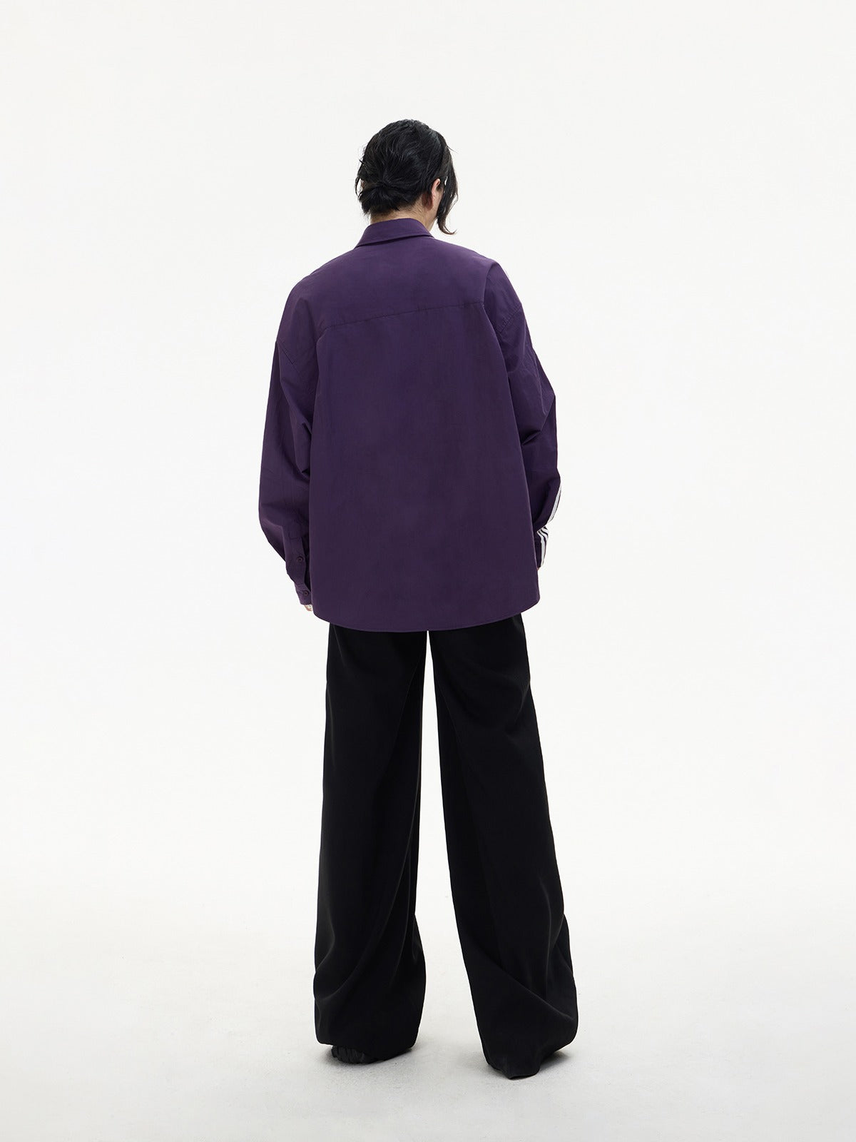 Loose straight wide-leg pants